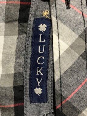 Boys Lucky Brand Button Up S/S Shirt NEW  Size XL